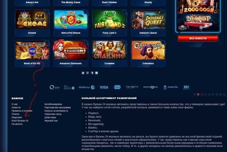 лицензия вулкан 24