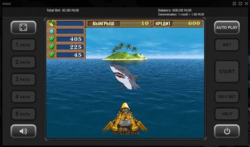сюжет игрового автомата острова