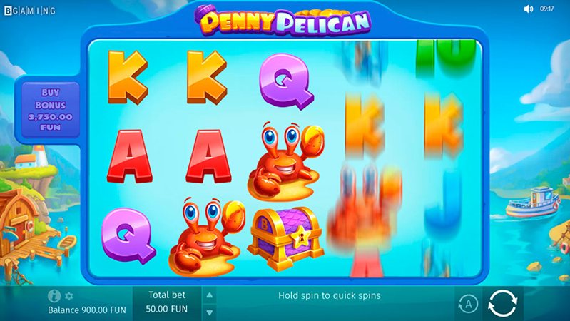 Барабаны слота Penny Pelican