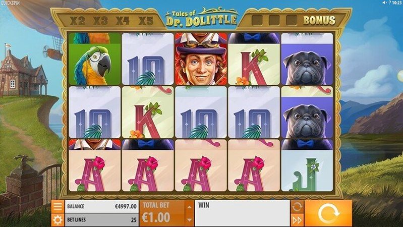 Барабаны слота Tales of Dr. Dolittle