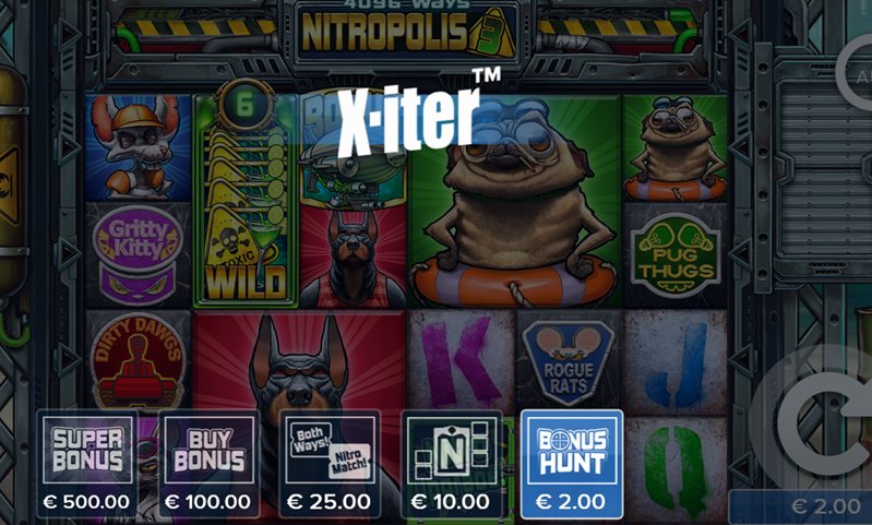 Бонус слота Nitropolis 3