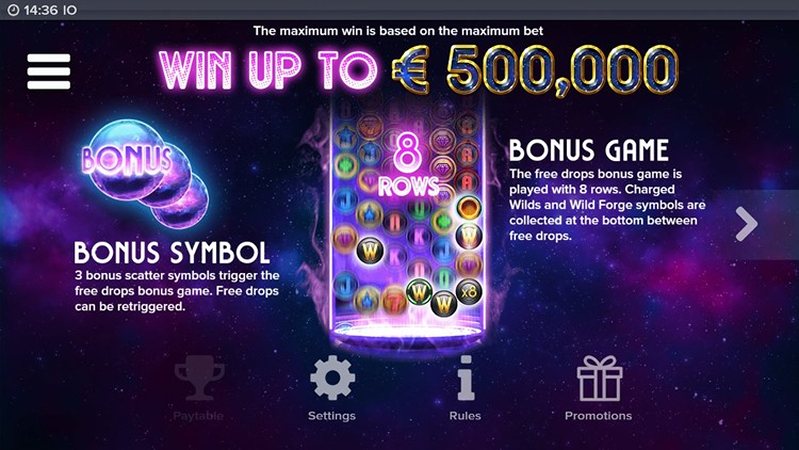 Бонусы слота Io