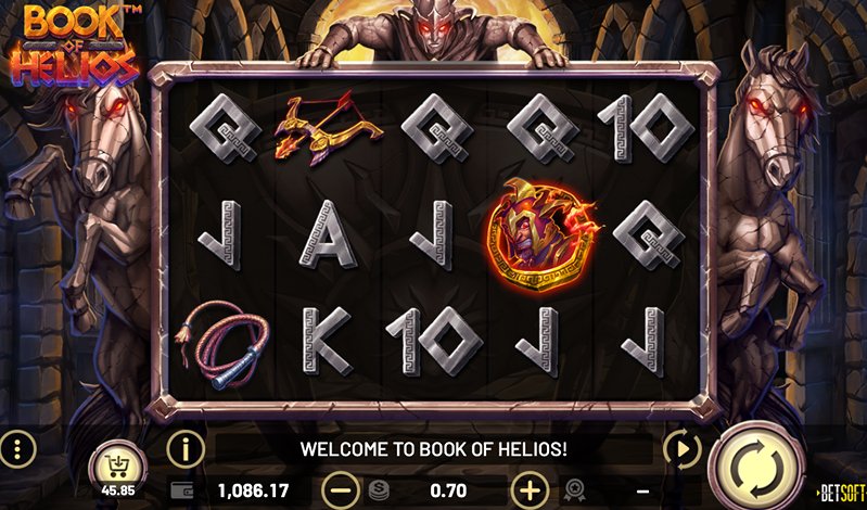 Геймплей слота Book of Helios