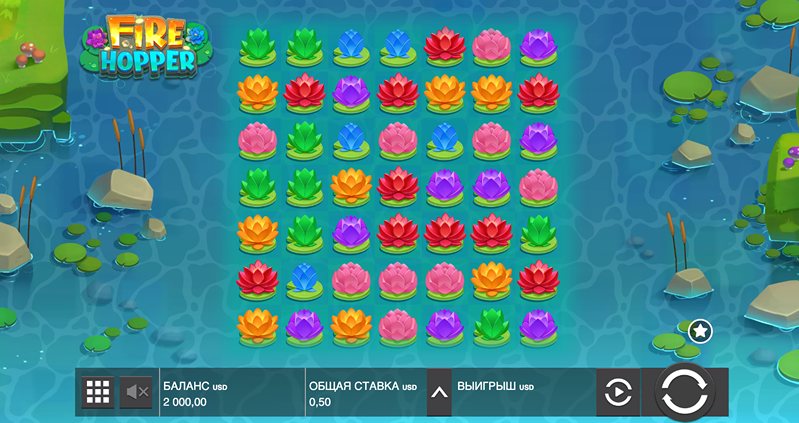 Геймплей слота Fire Hopper