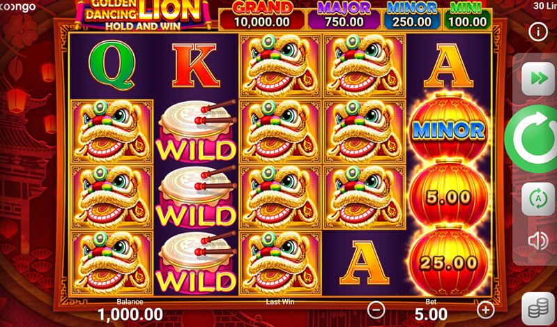 Golden Dancing Lion дизайн