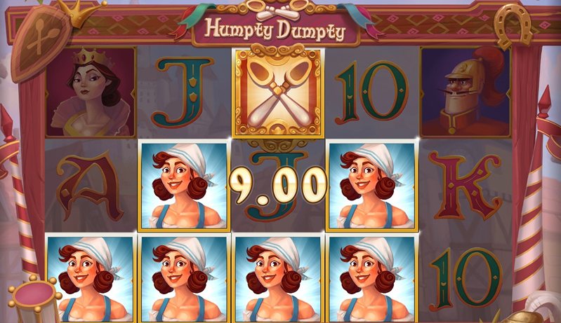 Комбинация слота Humpty Dumpty
