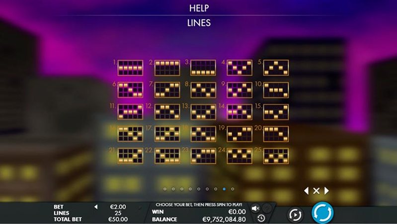 Линии слота Bounty Hunter