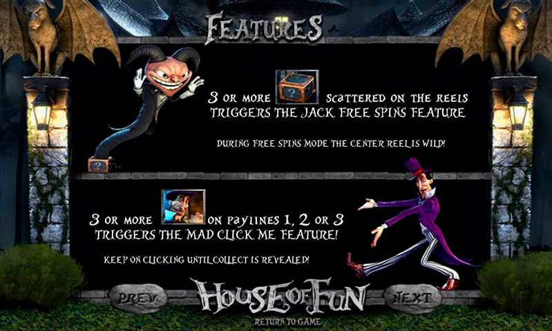 Правила слота House of Fun