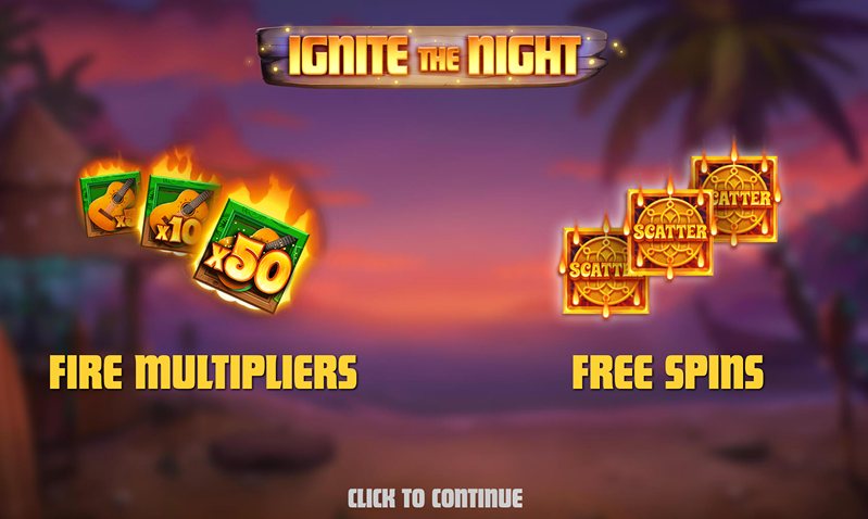 Тема слота Ignite the Night