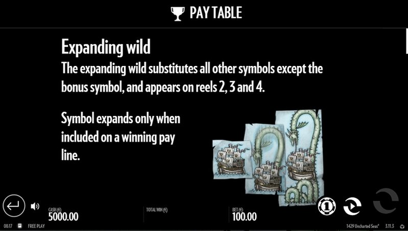 Вайлд слота 1429 Uncharted Seas