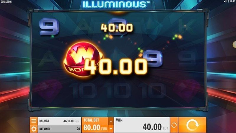 Выигрыш слота Illuminous