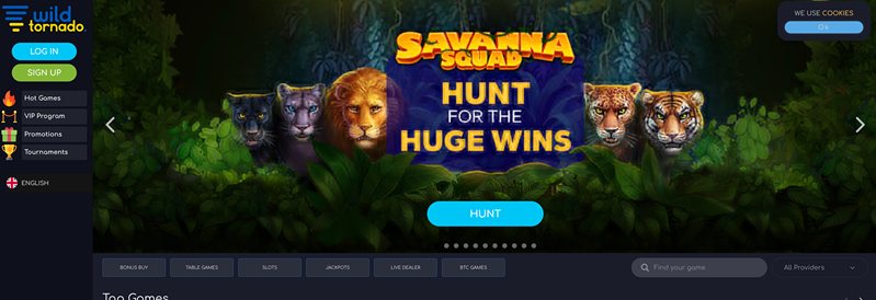 wild tornado сайт