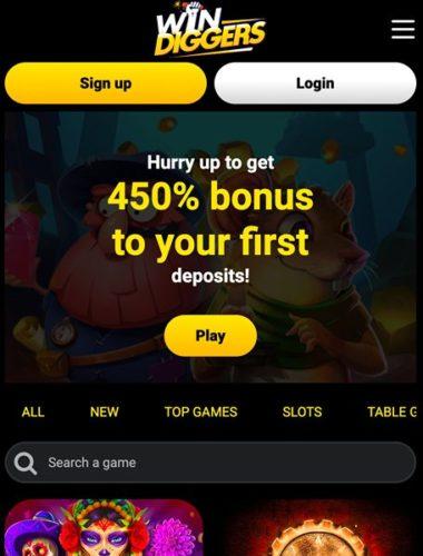 Win Diggers моб версия