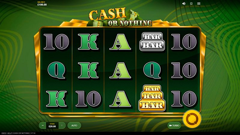 Заставка слота Cash or Nothing