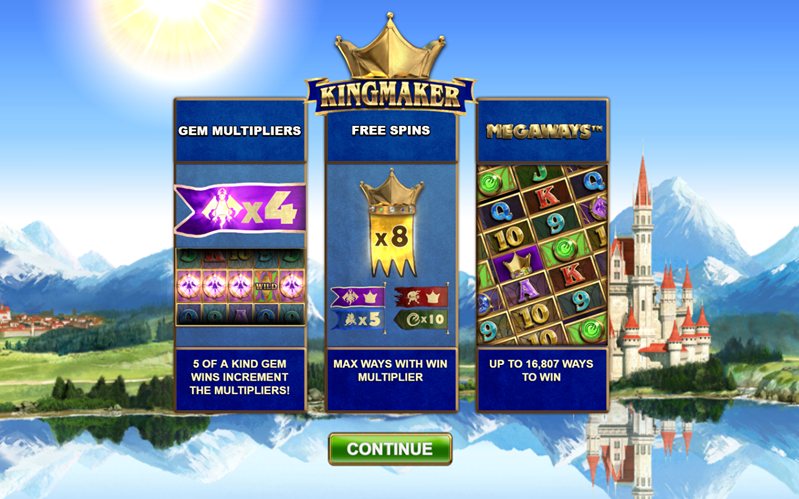 Заставка слота Kingmaker