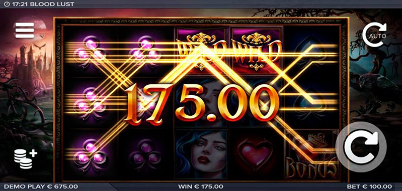 Выигрыш слота Blood Lust